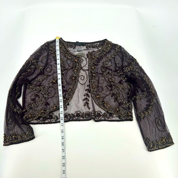 Pissaro nights - women’s beaded cover up- size 18 - Picture 4 of 5